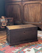 Load image into Gallery viewer, Georgian Mahogany Tea Chest With Original Tin Canisters, Dovetail Case, 50 x 27 x 27cm
