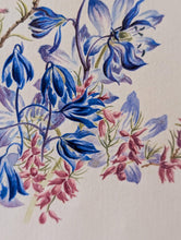 Load image into Gallery viewer, Original Botanical Watercolour By Lalia Caroline Dickson (Scottish 1913–1985), Delphiniums And Heather, 30 x 21 cm / 11.75 x 8.25 Inches