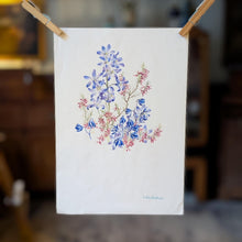 Load image into Gallery viewer, Original Botanical Watercolour By Lalia Caroline Dickson (Scottish 1913–1985), Delphiniums And Heather, 30 x 21 cm / 11.75 x 8.25 Inches