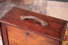 Load image into Gallery viewer, Victorian Portable Tool Chest / Machinist Drawer Cabinet With Fall-Front Door,Dovetailed Case, 40 x 27 x 22 Cm (15.7 x 10.6 x 8.7 In)
