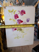 Load image into Gallery viewer, Original Botanical Watercolour Of Sweet Peas By Lalia Caroline Dickson (Scottish, 1913–1985) — 34.5 × 15 cm (13.6 × 5.9 in)