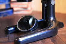Load image into Gallery viewer, Antique Carl Zeiss Jena Brass & Enamel Laboratory Microscope With Fitted Transit Case, Working Optics, Early 20th Century