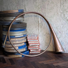 Load image into Gallery viewer, Vintage Single-Coil Hunting Horn / Bugle In Copper & Brass — 32 cm Loop (12.6 in)