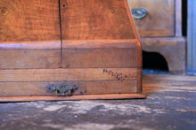 Load image into Gallery viewer, Victorian Mahogany Stationery & Letter Cabinet With Sloped Front – Correspondence Box - 39 x 30 x 20cm
