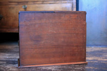 Load image into Gallery viewer, Victorian Mahogany Stationery & Letter Cabinet With Sloped Front – Correspondence Box - 39 x 30 x 20cm
