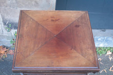 Load image into Gallery viewer, Edwardian Mahogany Folding Games / Card Table With Drawer & X-Stretcher Gallery – 53 × 53 × 70 cm