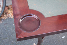 Load image into Gallery viewer, Edwardian Mahogany Folding Games / Card Table With Drawer & X-Stretcher Gallery – 53 × 53 × 70 cm