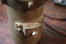 Load image into Gallery viewer, Converted Marine Brass Cylinder Passage Light – Ship’s Fitting - Rewired With New Holder -C. Mid-20th Century