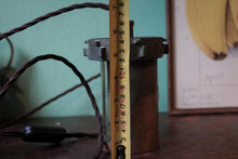 Load image into Gallery viewer, Converted Marine Brass Cylinder Passage Light – Ship’s Fitting - Rewired With New Holder -C. Mid-20th Century
