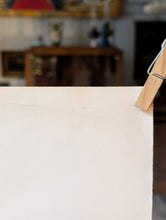 Load image into Gallery viewer, Lala Dickson Original Botanical Watercolour Study Of White Clematis Flowers On Paper, 40 x 50cm Floral Artwork