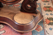 Load image into Gallery viewer, Victorian Mahogany Swing Dressing Table Mirror With Oval Plate, Scroll Supports & Twin Lidded Trinket Wells