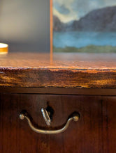 Load image into Gallery viewer, Kai Kristiansen Danish Modern Kidney Desk – 3 Drawers & Curved Drum Cupboard, c. 1960s – 130 × 64 × 73 cm