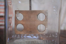 Load image into Gallery viewer, Antique Glass Jar Butter Churn – Cast-Iron Crank & Wooden Paddle – Canadian Made