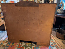 Load image into Gallery viewer, Art Deco Walnut Display / Cocktail Bar / Drinks Cabinet c.1930s – Drop-Front Secrétaire With Twin Vitrines - Original Keys