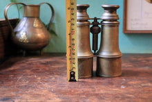 Load image into Gallery viewer, Antique Brass Opera Glasses / Binoculars With Rich Patina And Working Focus Wheel – Late 19th To Early 20th Century – Height 10.1 cm (4")