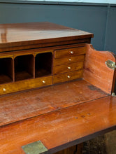 Load image into Gallery viewer, Antique C.1820 Mahogany Secretaire Sideboard With Hidden Writing Interior, Pigeonholes & Drawers – 124 × 55 × 110 cm (48.8" × 21.7" × 43.3")