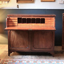 Load image into Gallery viewer, Antique C.1820 Mahogany Secretaire Sideboard With Hidden Writing Interior, Pigeonholes & Drawers – 124 × 55 × 110 cm (48.8" × 21.7" × 43.3")