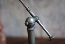 Load image into Gallery viewer, Antique C.1900 Adjustable  'bull's-eye' Condenser Lens / Watchmaker’s / Jeweller’s Bench Magnifier On Ball-Joint Stand –  Steampunk Decor