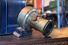 Load image into Gallery viewer, Antique Magic Lantern Projector With Perforated Body & Two Brass Lenses — Requires Rewire