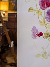 Load image into Gallery viewer, Original Botanical Watercolour Of Sweet Peas By Lalia Caroline Dickson (Scottish, 1913–1985) — 34.5 × 15 cm (13.6 × 5.9 in)