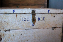 Load image into Gallery viewer, Early 20th-Century Ship’s Ice Box / Cabin Cooler — British India Steam Navigation Co. Label — 35 × 49.5 × 39 cm (13.8 × 19.5 × 15.4 in)