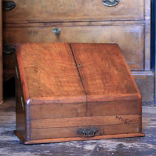 Load image into Gallery viewer, Victorian Mahogany Stationery & Letter Cabinet With Sloped Front – Correspondence Box - 39 x 30 x 20cm