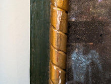 Load image into Gallery viewer, Antique Green And Gilt Gustavian Trumeau / Wall Mirror With Cherub Putti Painting