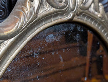 Load image into Gallery viewer, Vintage Gilt Oval Wall Mirror With Ornate Rococo Style Frame And Foxed Glass, 72 x 45cm