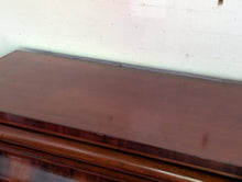 Load image into Gallery viewer, Antique Flame Mahogany Ogee Chest Of Drawers With Barley Twist Columns & Secret Latch Drawer – 129 x 60 x 120cm