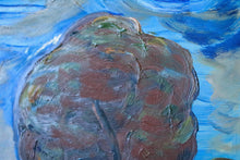 Load image into Gallery viewer, Mid Century Impressionist Landscape Oil Painting On Board In Wooden Frame - 62.5 x 47cm