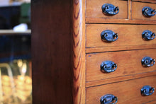 Load image into Gallery viewer, Antique Miniature Chest Of Drawers / Apprentice Style Collector’s Cabinet – 35 x 33 x 21cm
