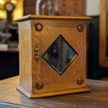 Load image into Gallery viewer, Antique Arts and Crafts Oak Smoker’s Cabinet C.1910