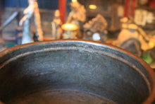 Load image into Gallery viewer, Antique South Asian Brass Cooking Pot / Planter / Bowl - 24 x 13cm