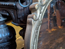 Load image into Gallery viewer, Vintage Gilt Oval Wall Mirror With Ornate Rococo Style Frame And Foxed Glass, 72 x 45cm