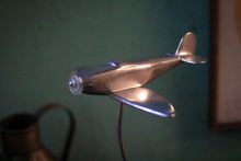 Load image into Gallery viewer, Vintage 1930's Italian Aviation Airplane Ashtray Sculpture - Machined Aluminum Desk Ashtray - 27 Cm / 10.6 In