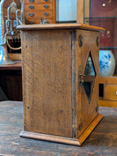 Load image into Gallery viewer, Antique Arts and Crafts Oak Smoker’s Cabinet C.1910