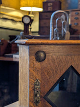 Load image into Gallery viewer, Antique Arts and Crafts Oak Smoker’s Cabinet C.1910