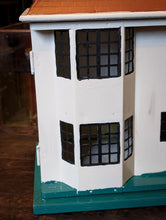 Load image into Gallery viewer, Vintage C.1950's Folk Art Handmade Wooden Dolls’ House