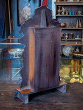 Load image into Gallery viewer, Antique Ansonia Carved Wood Mantel Clock With Brass Pendulum & Ornate Glass Door, Roman Dial, Working – 57cm