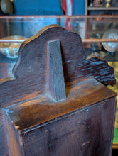 Load image into Gallery viewer, Antique Ansonia Carved Wood Mantel Clock With Brass Pendulum & Ornate Glass Door, Roman Dial, Working – 57cm