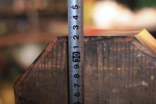 Load image into Gallery viewer, Antique Mantel Clock With Walnut Case, Glazed Door, Roman Numeral Dial & Pendulum - Working - 32 x 22 x 9.5cm