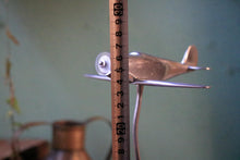 Load image into Gallery viewer, Vintage 1930's Italian Aviation Airplane Ashtray Sculpture - Machined Aluminum Desk Ashtray - 27 Cm / 10.6 In