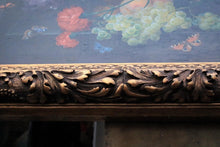 Load image into Gallery viewer, Large Floral Still Life Oleograph Print In Ornate Gilt Frame - 84 x 97 cm