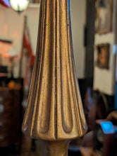 Load image into Gallery viewer, Vintage Gilt Wood 5-Arm Chandelier Rewired, Neoclassical Ceiling Light, 52cm Tall x 49cm Wide