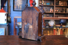 Load image into Gallery viewer, Antique Victorian Mantel Clock With Architectural Columns – 46cm / 18.1" Tall