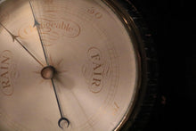 Load image into Gallery viewer, Antique Wall Barometer In Ebonised Wooden Case