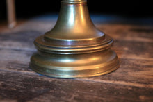 Load image into Gallery viewer, Vintage Brass Oil Lamp With Clear Glass Chimney – Globe Lighting Burner – Working Kerosene Table Lamp