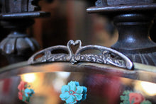 Load image into Gallery viewer, Oval Art Deco Bevelled Floral Wall Mirror - 43 x 68 cm