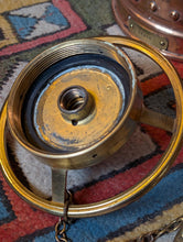 Load image into Gallery viewer, Antique Riveted Copper Fire Extinguisher Cylinder With Brass Fittings & Chain - 61cm 24"