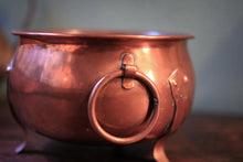 Load image into Gallery viewer, Early 20th.C Arts & Crafts Copper Tripod Planter / Bowl / Jardiniere